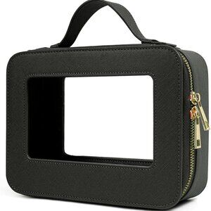 Small Makeup Case Organizer Travel Cosmetic Bag for Women TSA Approved Portable